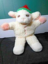 Avon 1991 Shari Lewis &quot;Lamb Chop&quot; Pink Fluffy Hand Puppet Plush Big 14&quot; ... - £14.93 GBP
