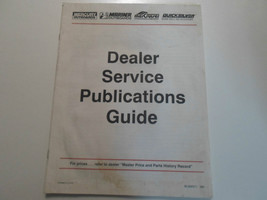 Mercury Mariner Quicksilver Dealer Service Publication Guide Manual WATER DAMAGE - £11.69 GBP