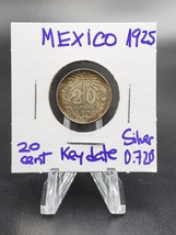 Mexico Silver Coin 20 Cent 1925 Key Date Km# 438~ Silver 0.720 - £88.10 GBP