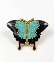 Blue Butterfly Moth Rhopalocera Lapel Pin Hat Tac Backpack Flair - £3.75 GBP