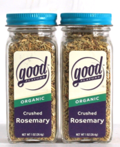 2 Count Good Flavors 1 Oz USDA Organic Crushed Rosemary NON GMO - $23.99
