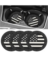 American Flag Car Coasters 4 Pack Universal Vehicle 2.75 Inch Cup Holder... - £10.70 GBP