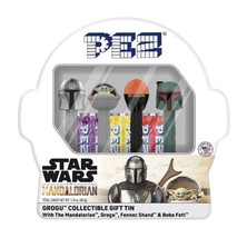 Disney Star Wars Pez Dispenser Set: The Mandalorian /  Grogu Gift Tin NIB FreeSh - £17.37 GBP