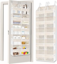 Over The Door Organizer 5 Tiers,Extra Large Behind Door Storage Of 10, B... - $40.99