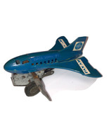 Durham Wind Up Small Blue Jet Vintage W/ Pan Am Stickers (Not-Working) - £21.07 GBP