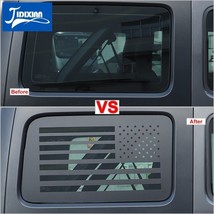 JIDIXIAN Car Rear Window Decals Decoration Cover Trim Stickers for  Wrangler JL  - £134.67 GBP