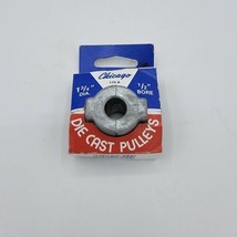 Chicago Die Cast 1 3/4 in. D Zinc Single V Grooved Pulley - £5.09 GBP