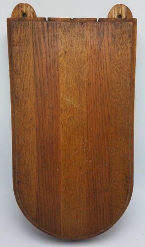 Primary image for Vintage Wood Knife Block Holder Wall Mount Rustic Primative 5-Slot