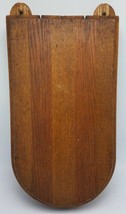 Vintage Wood Knife Block Holder Wall Mount Rustic Primative 5-Slot - $19.75
