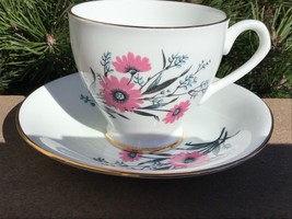 English Bone China Cup Saucer Regency England Fine English Porcelain Tea Party - £8.72 GBP