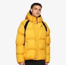 Nike Jordan Essentials Puffer Coat Yellow Black DA9806-781 Men&#39;s Size XL - $129.95