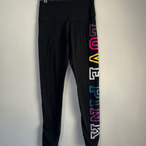 Victoria’s Secret Love PINK Leggings WMNS M Colorful Yoga High Waist Full Length - £8.21 GBP