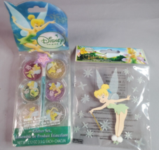 Disney Fairies Tinkerbell Tink Glitter Set &amp; Dimensional Stickers Body Crafts - £7.12 GBP
