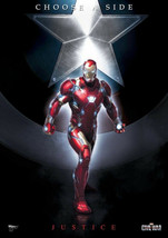 NEW Marvel Captain America Civil War TEAM STARK MightyPrint Wall Art 17&quot; x 24&quot; - £7.31 GBP