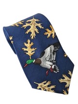 Reed St James Mallard Duck Leaves Nature Novelty Necktie - £16.61 GBP