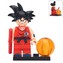 Young Goku Dragon Ball Z Super Saiyan Minifigures Block Toy Gift - $51.31 MXN