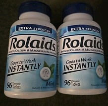 2 Rolaids Extra Strength Tablets Mint 96 ea (BN18) - $18.55