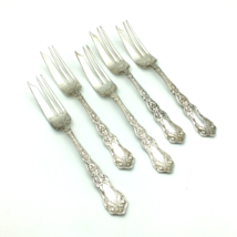 ROGERS Alhambra antique silver-plate pie forks - lot of 6 hard to find n... - $45.00