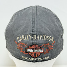 HARLEY DAVIDSON MEN&#39;S BAR &amp; SHIELD FLAME GRAPHIC IVY CAP HAT SIZE MEDIUM - $22.80