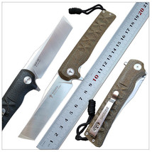 Tanto Blade Sharp Outdoor Tactical Pocket Folding Knife Smooth Open Ball Bearing - £47.78 GBP