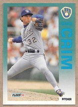 1992 Fleer #175 Chuck Crim Milwaukee Brewers - $1.89
