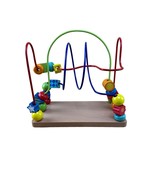Wooden Busy Bead Maze Roller Coaster Baby Kids Learning Activity Educati... - $376.75 MXN