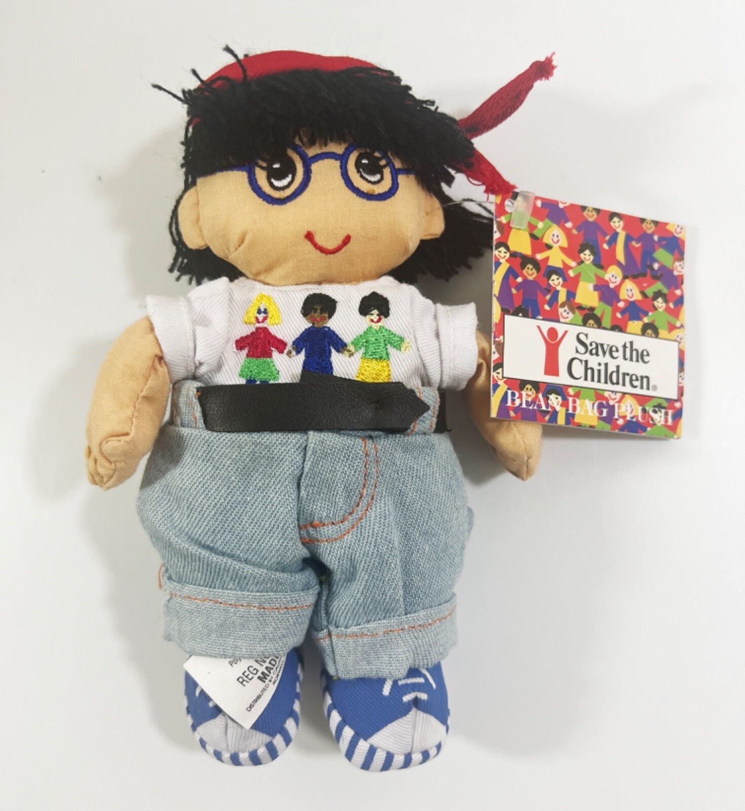 1998 Save The Children Bean Doll Paz New With Tag - $4.94