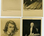 National Portrait Gallery Postcards Suckling Cowper Thomas Hardy Dante R... - $15.84