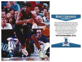 Richard Hamilton signed Washington Wizards basketball 8x10 photo Beckett... - $79.19