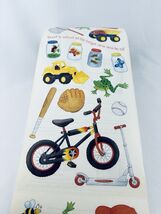 Vintage Sandy Lion Stickers Roll Little Boys Sheet  Scrapbooking Sandyli... - $35.89