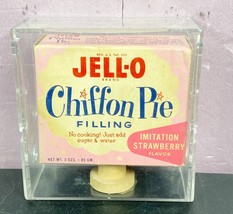 Jell-O Chiffon Pie Filling Strawberry NOS Sealed Box Jello in Display 19... - $34.65