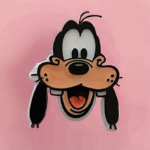 Walt Disney Goofy Pin Dog Plastic Vintage 70s To 80s Retro Whimsical Pop Art  - £6.49 GBP