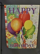 Happy Birthday~ Balloons ~ 12&quot; x 18&quot; ~ NEW! - £6.85 GBP