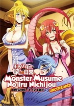 Monster Musume: Everyday Life with Monster Girls Anime DVD (Uncut) (English Sub) - £18.21 GBP
