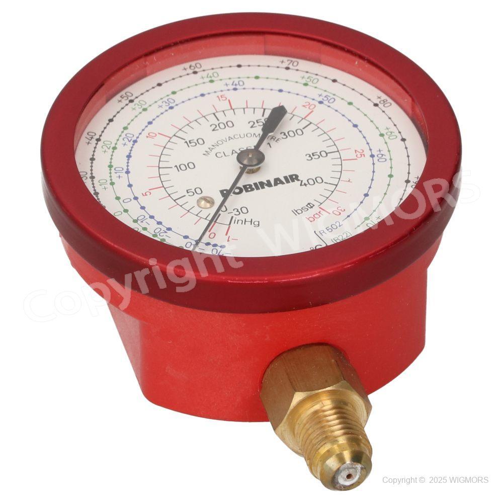 Manovacuometer Robinair -1..30bar Fi 60 1/4&quot; SAE Class 1.0 R12/22/502 93099 - $11.73