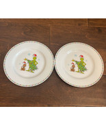 The Grinch Set Of 6 Dinner Plates New Christmas Tree New - £94.42 GBP