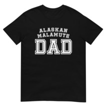 Alaskan Malamute Dad Vintage Style Alaska Father Short-Sleeve Retro T-Shirt - £28.72 GBP