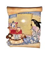 Vintage Noah’s Ark Wind Up Music &quot;It&#39;s A Small World&quot; Box Picture Frame ... - $13.87