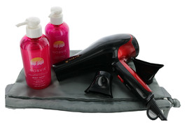 NORVIK Hair Dryer &quot;Gensis&quot; w/bag, plus NORVIK body wash and moisturizer.... - $59.39