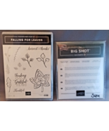 Stampin&#39; Up Falling for Leaves Stamps and Detailed Leaves Dies Bundle - $272.41 MXN