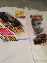 OLD VTG Mark Martin Winn-Dixie #60 Ford on a NASCAR White L tee shirt - £17.28 GBP