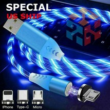 LED Light Up Charger Charging Cable USB Cord for iPhone Android Samsung PS4 XBOX - £8.09 GBP