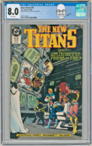 George Perez Collection Copy ~ CGC 8.0 New Titans #59 / Pérez Cover &amp; Art - £77.43 GBP