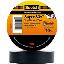 3M Scotch Super 33+ Electrical Tape - 2 in x 66 ft Premium Grade All-Wea... - $40.12