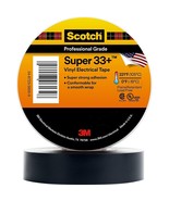 3M Scotch Super 33+ Electrical Tape - 2 in x 66 ft Premium Grade All-Wea... - £30.66 GBP