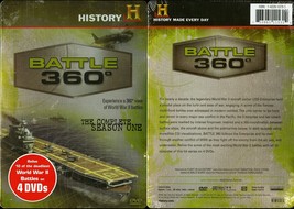 Battle 360 Season 1 Steelbook 4 Discs Dvd History Channel Video New - £11.70 GBP