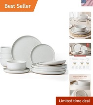 Versatile 12-Piece White Dinnerware Set – Perfect for Weddings and Holidays - $93.49
