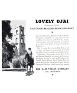 1934 Ojai California Tourism Vacation Vintage Print ad Horseback Tower W... - £9.24 GBP