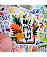 50 PCS Christian Motivational Sticker Pack Jesus Motivational Religious ... - $10.50