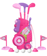 Toddler Golf Set for 1 2 3 4 Years Old, Upgraded Kids Golf Cart with Uni... - $63.88 CAD